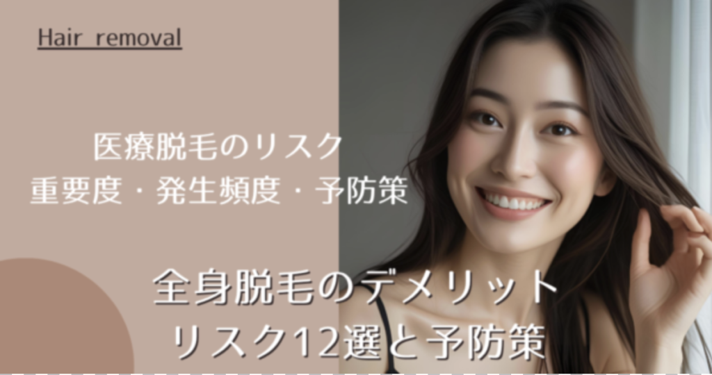 全身脱毛のデメリット12選｜後悔しないための完全ガイド